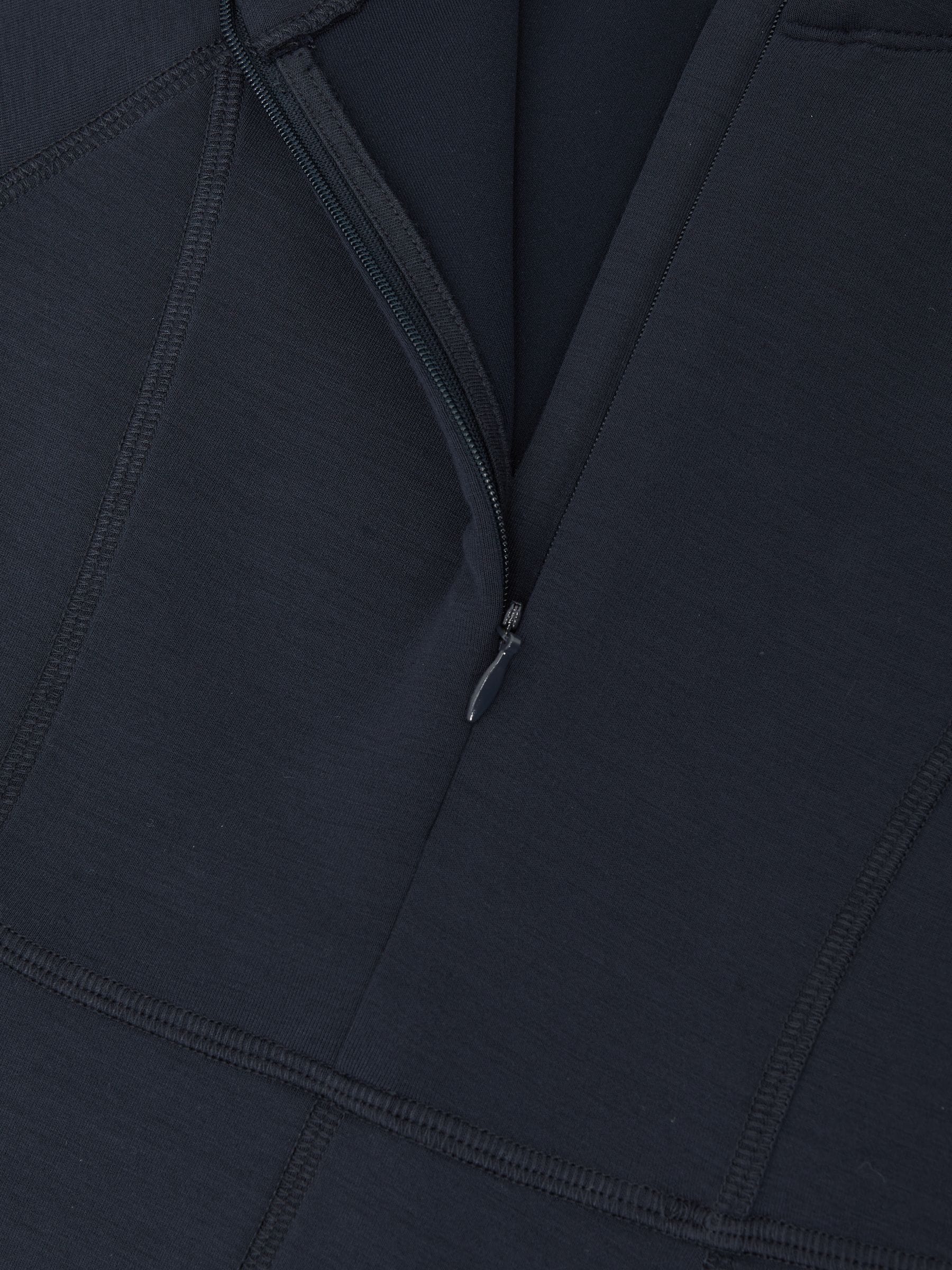 Reiss Jen Interlock Jersey Panelled Dress