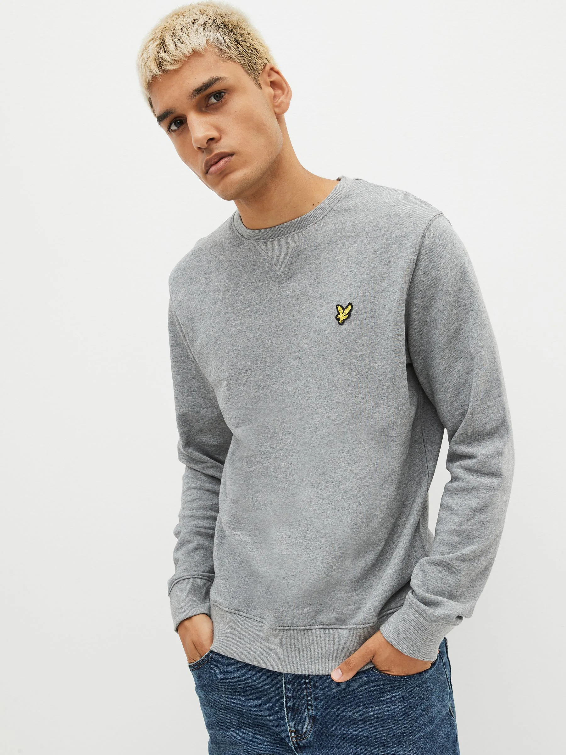 Grijs - Lyle & Scott sweatshirt met ronde hals