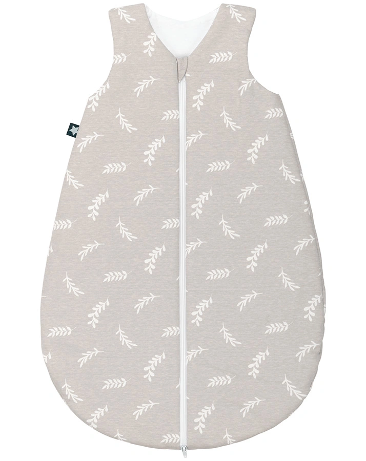 Jersey-Schlafack GANZJAHR – TWIGGY in grau melange