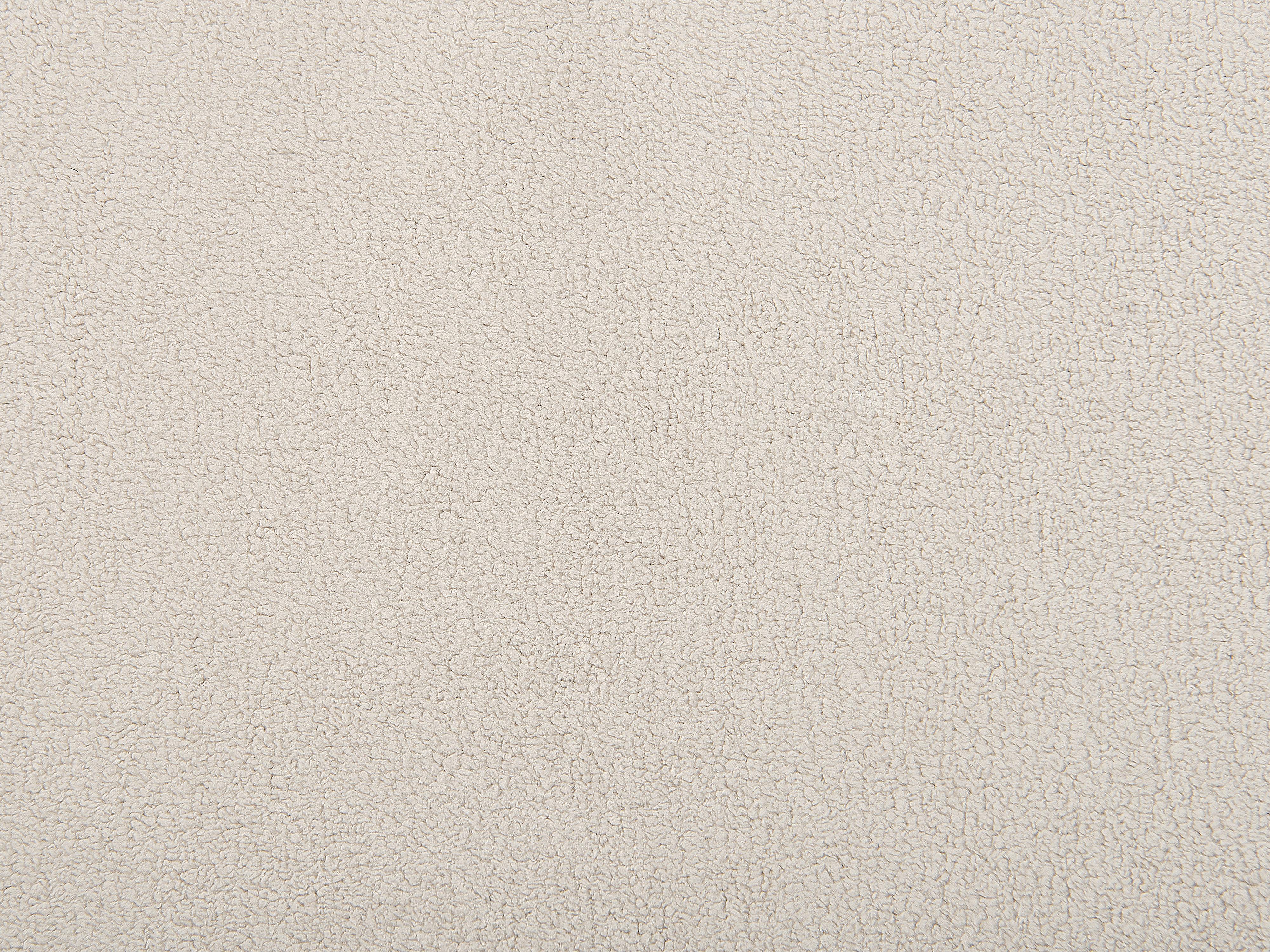 Bed met opbergruimte Stof BAJONNA 180 x 200 cm Lichtbeige