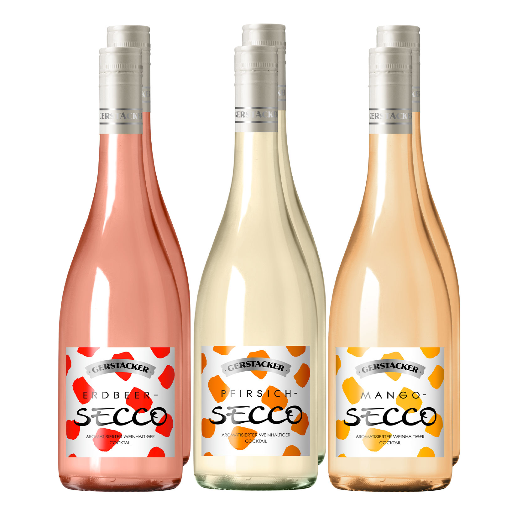 Gerstacker Fruchtsecco verschiedene Sorten 5,0 % vol 6 x 0,75 Liter