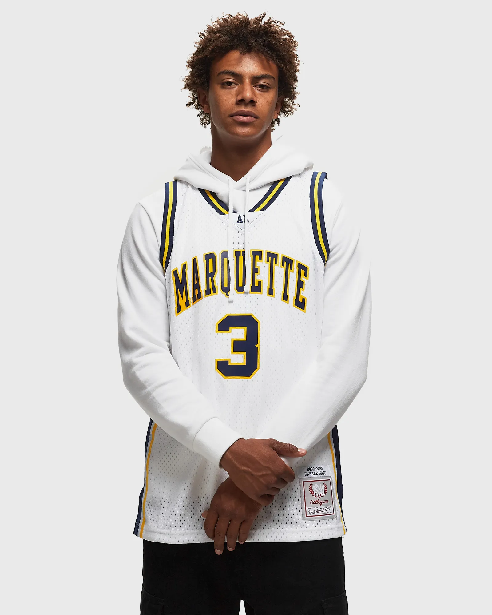 Camisa Mitchell & Ness NCAA Swingman Marquette 2002-03 Dwyane Wade #3
