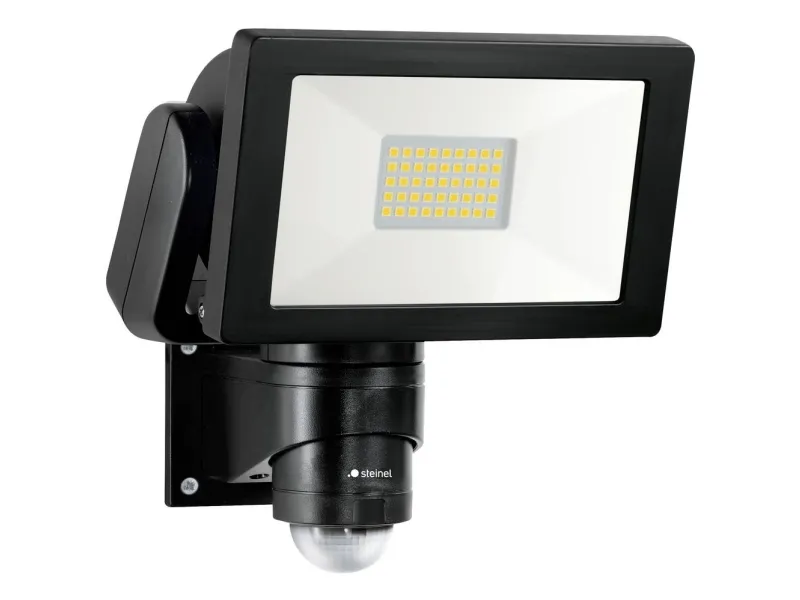 Steinel LED STRAHLER LS 300 S SW 067571 LED-udendørslyskaster med bevægelsessensor EEK: F (A - G) 29.5 W Neutralhvid