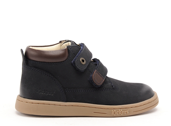Kickers boots bottine enfant tackeasy bleu
