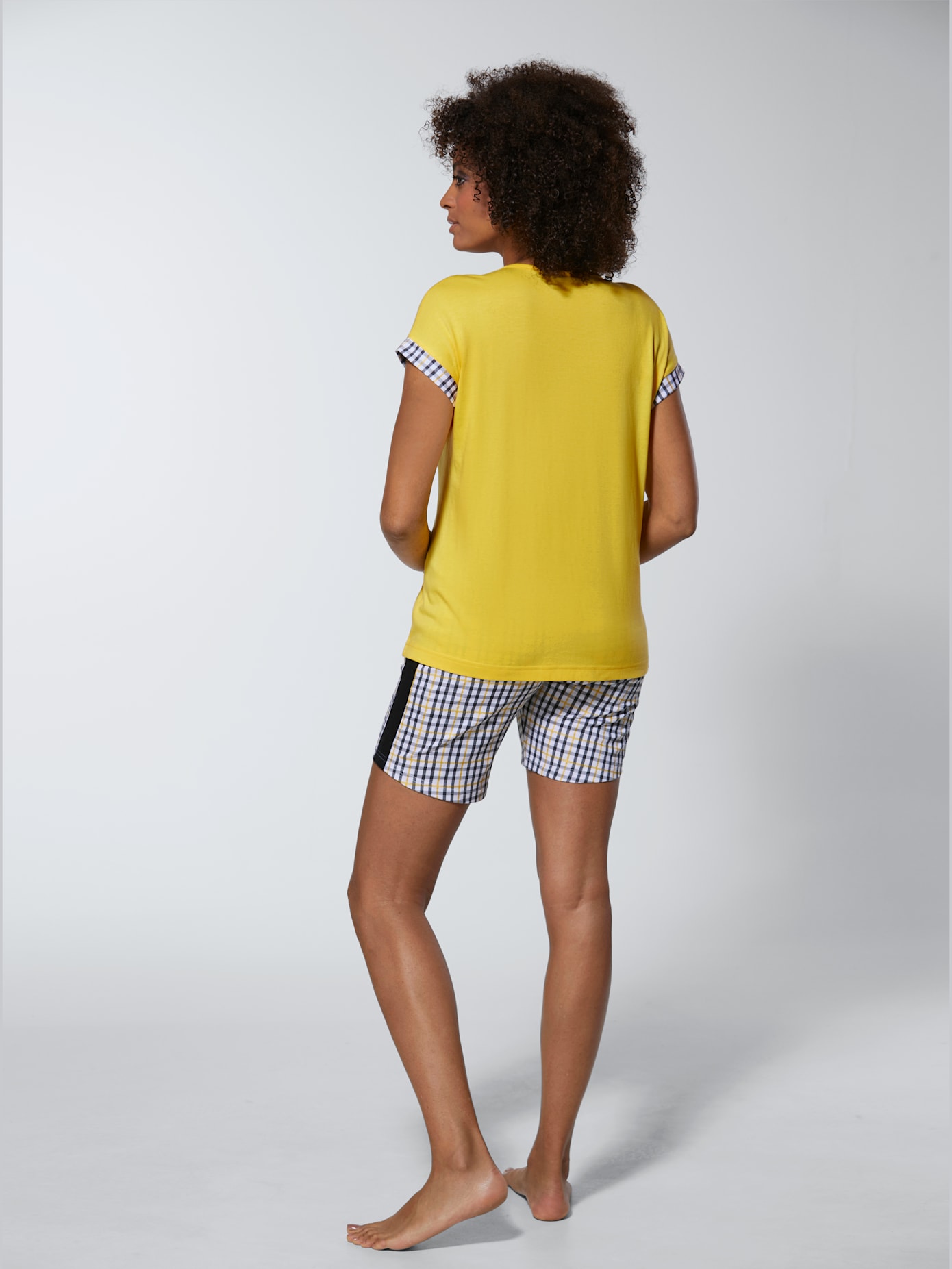 Pyjama court jersey fin
