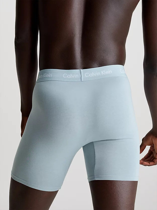 Pacote com 3 Cuecas Boxer Longas - Algodão Elástico