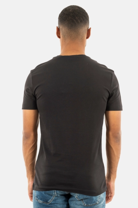 Tee shirt calvin klein jeans embro badge beh black