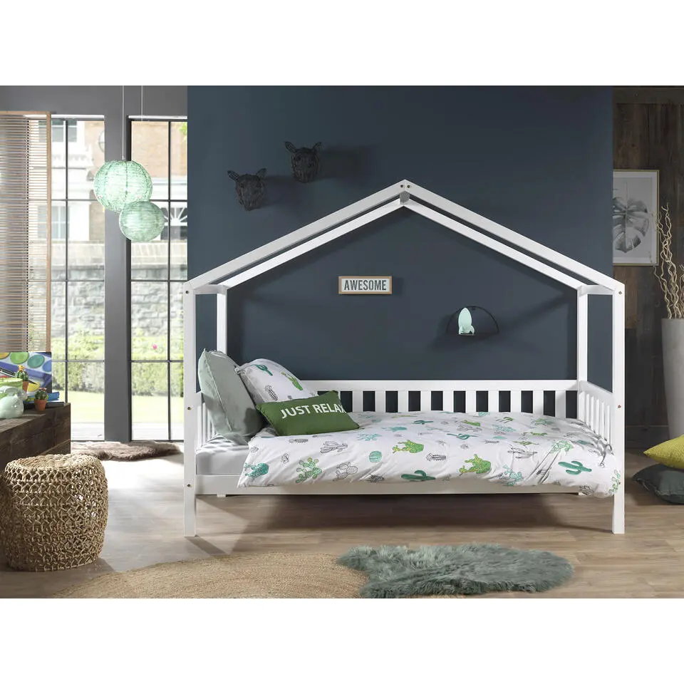 Bedhuisje Dallas 2 90x200 - wit