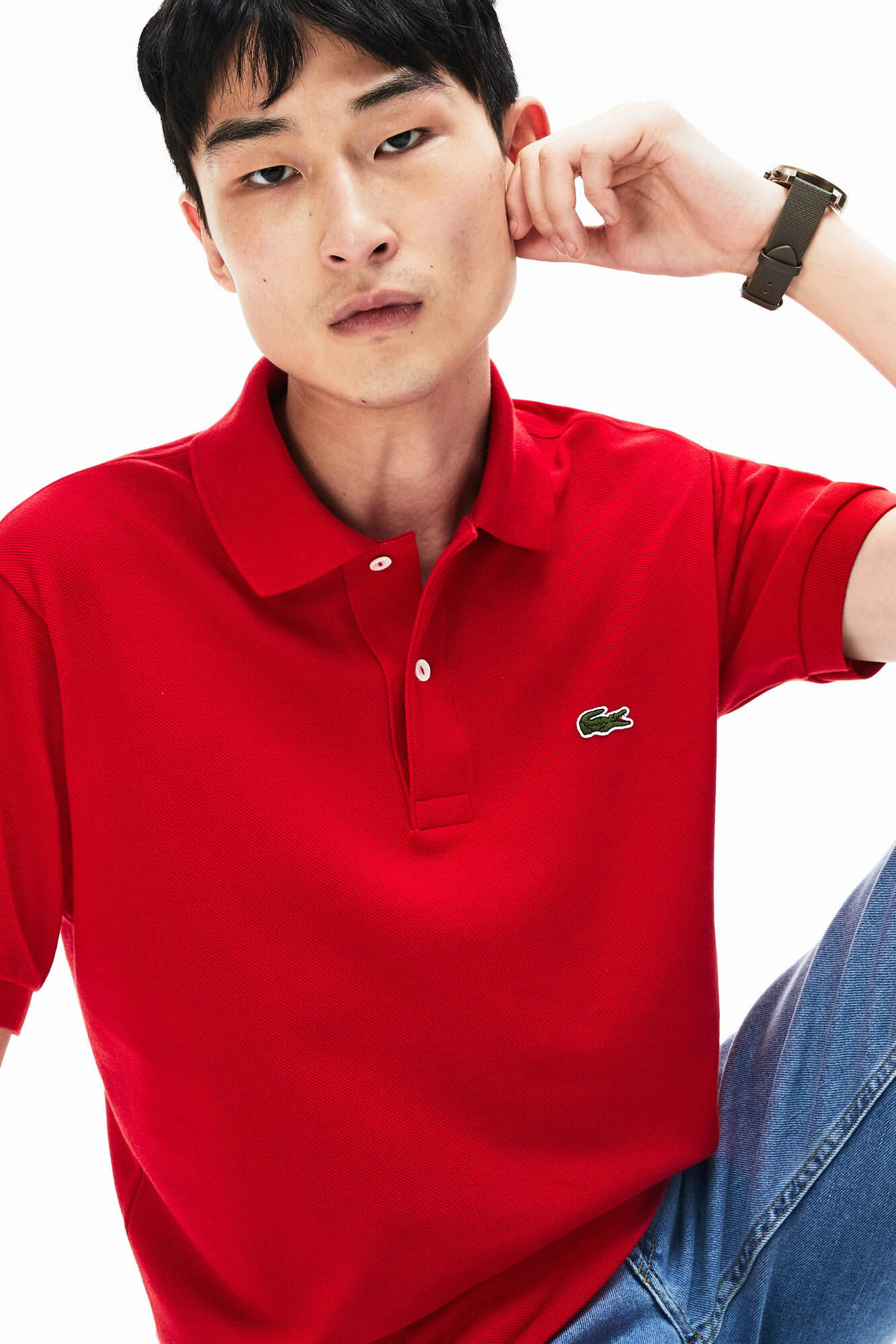 Camisa polo clássica Lacoste - Vermelha