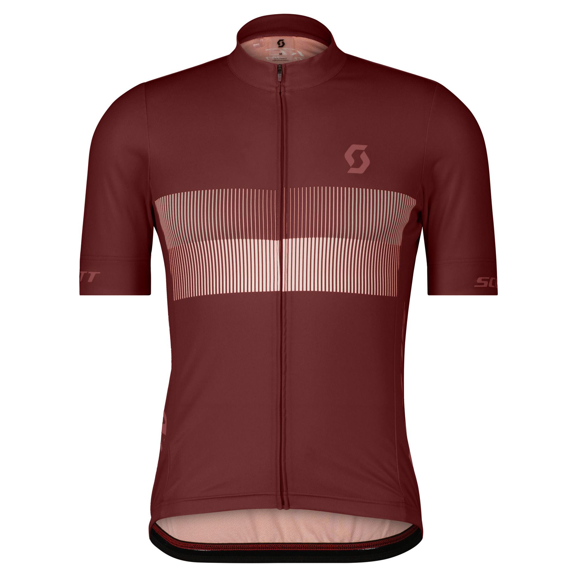 SCOTT RC Team 10 Kortærmet Jersey Mørkerød