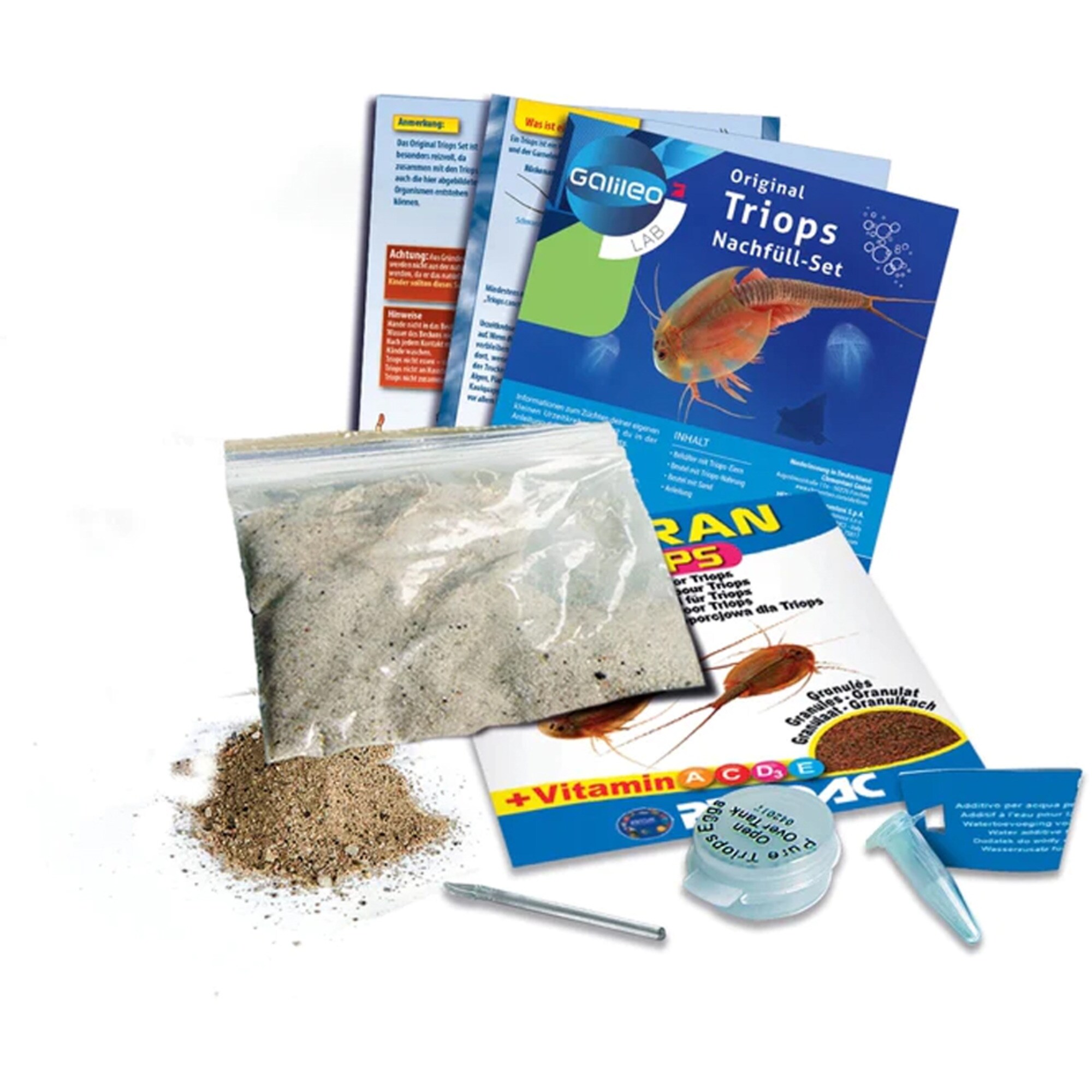 Clementoni Experimentierkasten Original Triops Nachfüll-Set