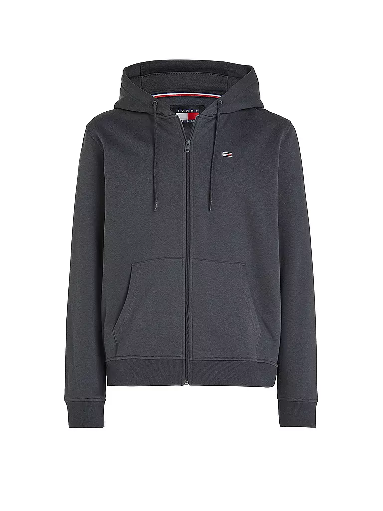 TOMMY JEANS Sweatjacke  grau