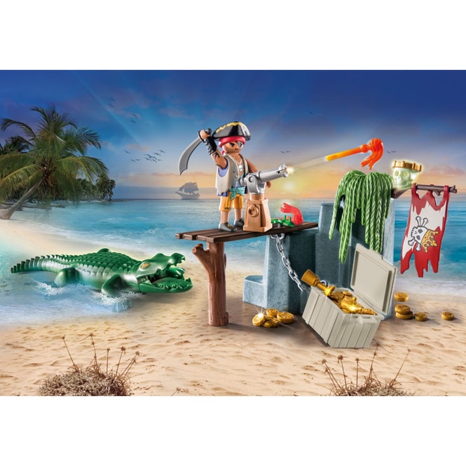 Playmobil® 71473 - Starter Pack Pirat mit Alligator - Playmobil® Pirates