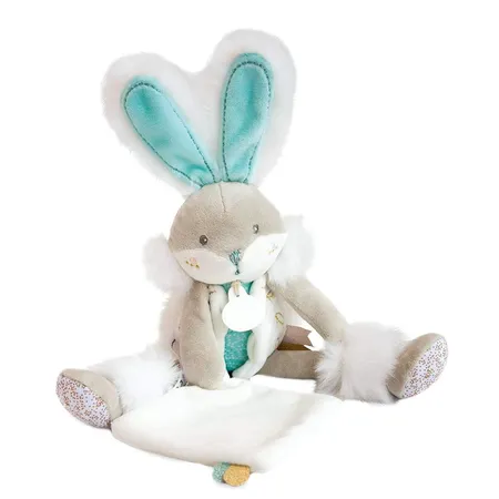 Doudou Hase mit Schmusetuch,mandel