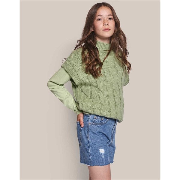 Premium Blue 90s Shorts - Grunt → Luksusbaby.dk