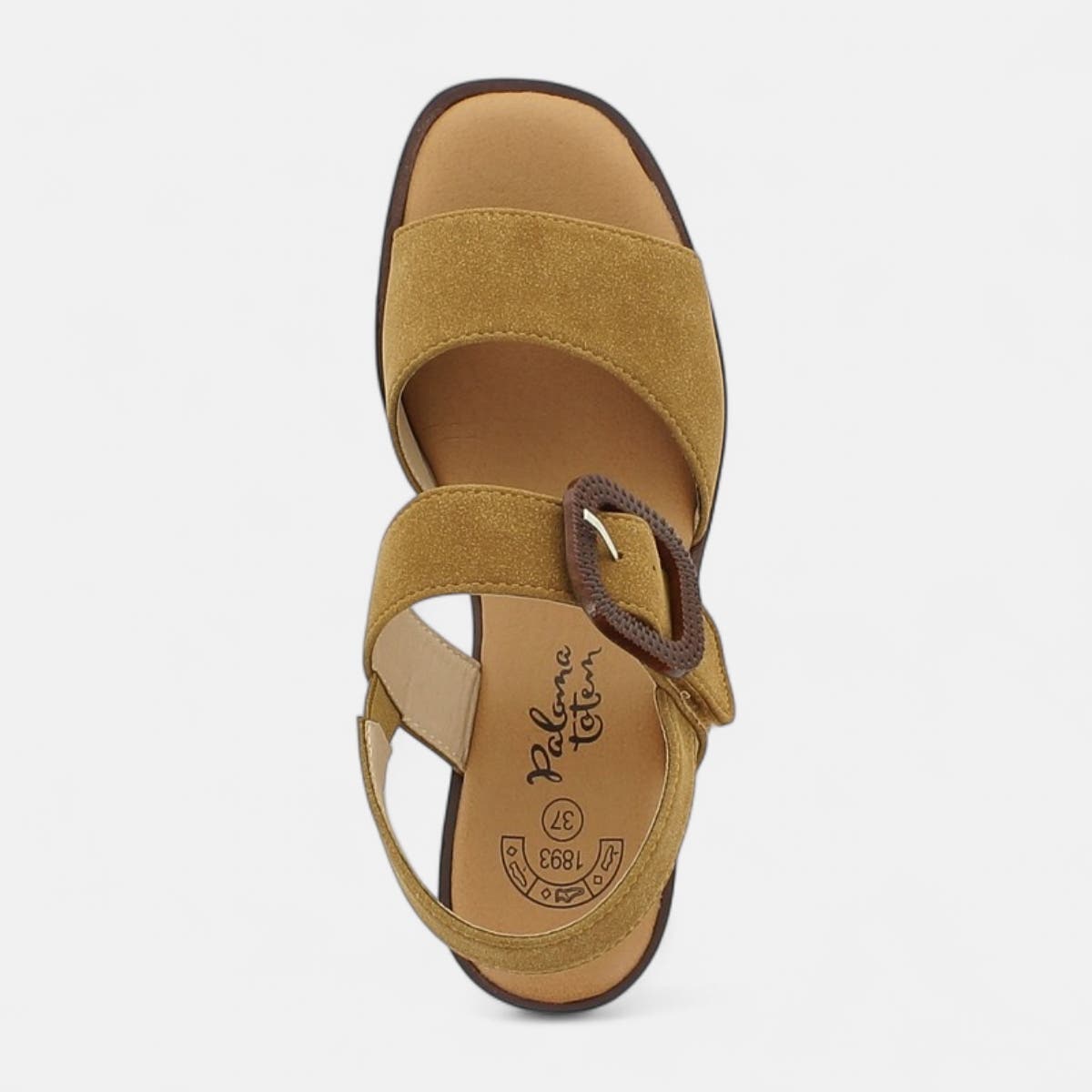 Nu-pieds à talon Femme camel