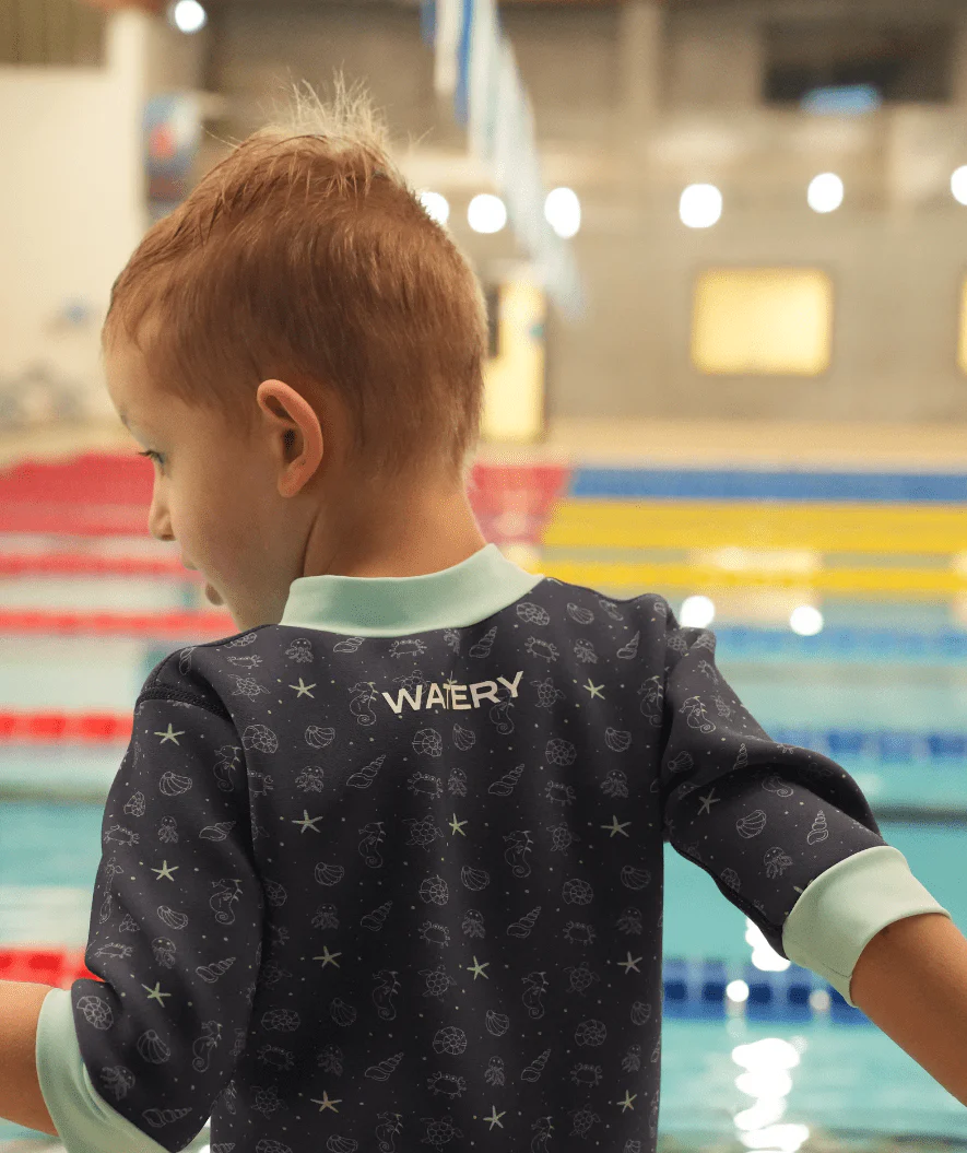 Watery våddragt til børn - Baia Full-Body - Atlantic Purple