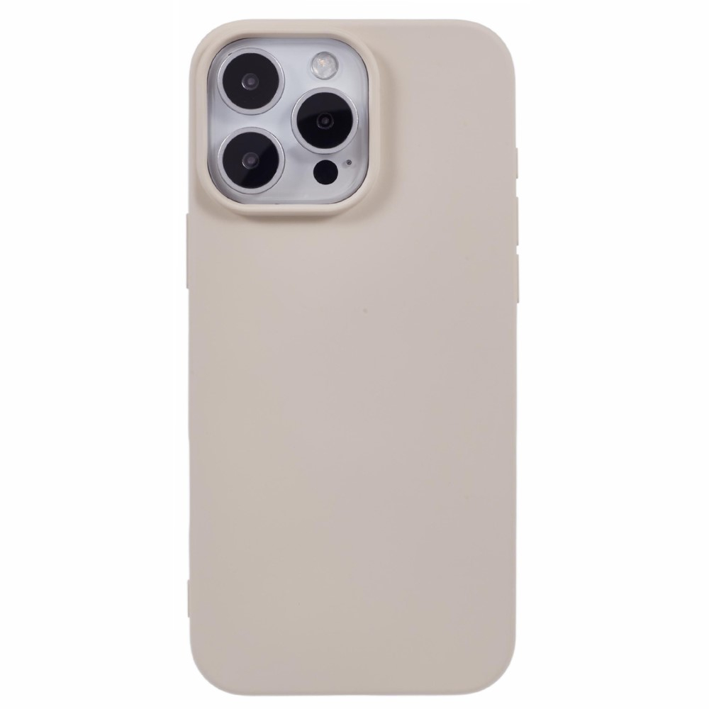 iPhone 16 Pro Gummi Case Schutzhülle - Beige (Matt)
