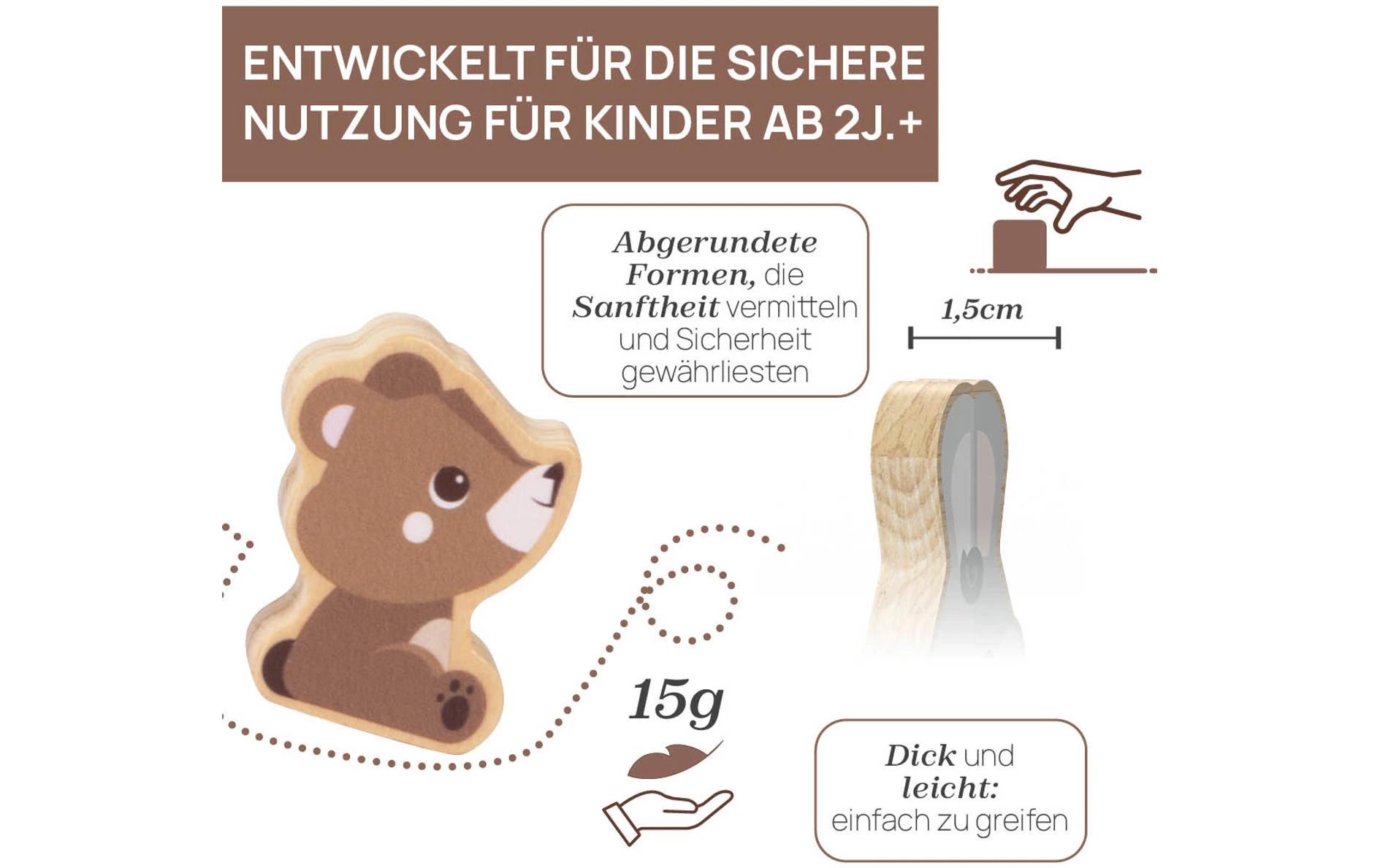 Spielfigurenset My Wood Friends – Papa Bär 2er SetLernspielzeug aus Holz