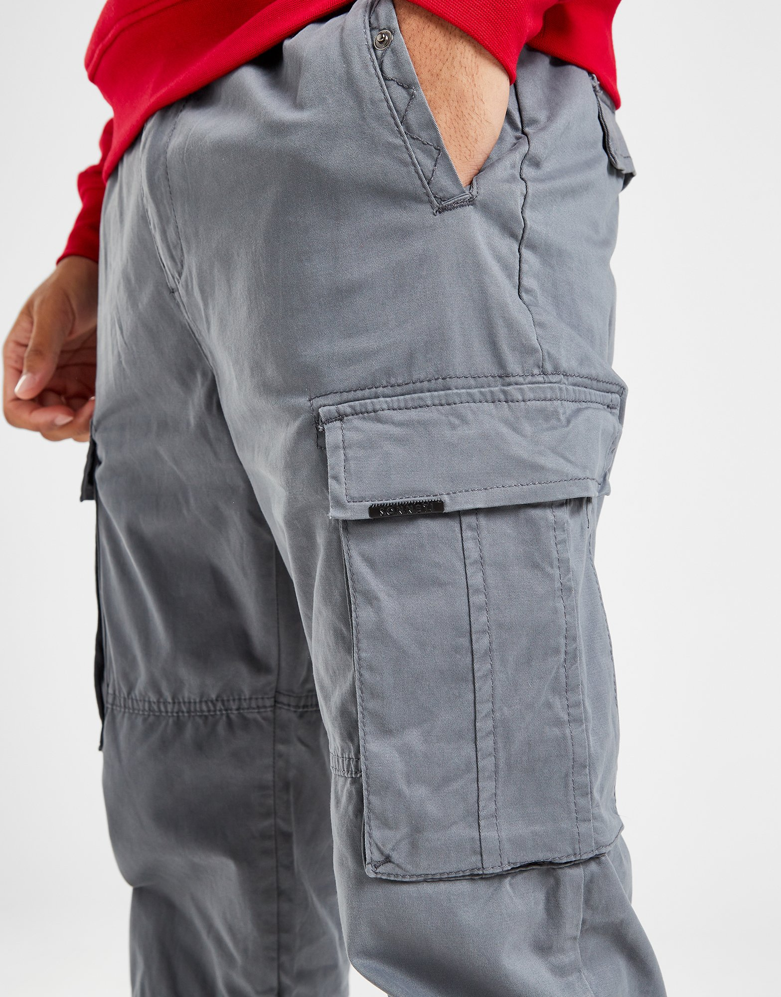 Sonneti Pantalon Cargo Open Hem Homme