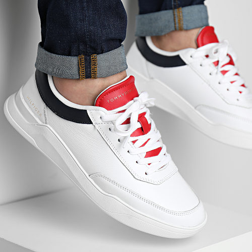 Baskets Elevated Cuspole Leather 4078 White