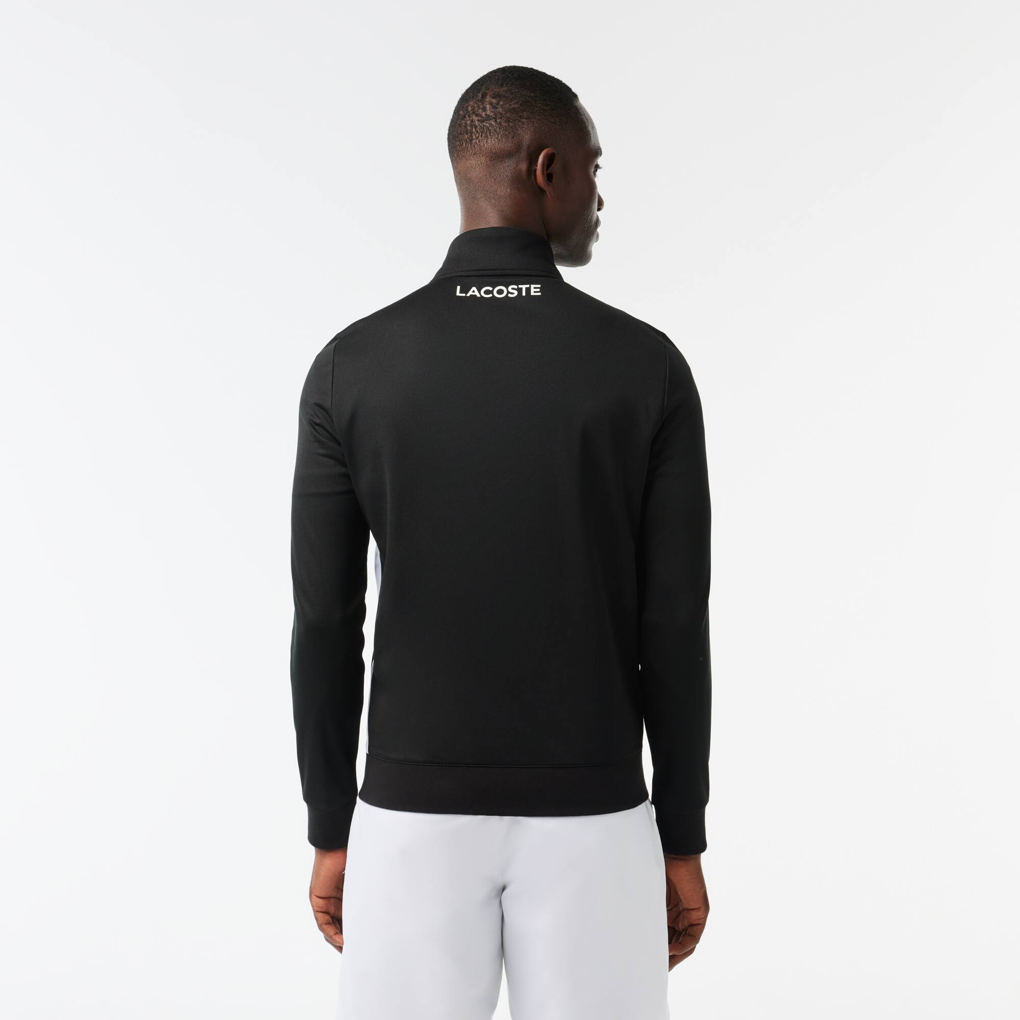 Ripstop TENNIS Sweat-Jacke Sweatshirts - Schwarz - Lacoste - Herren