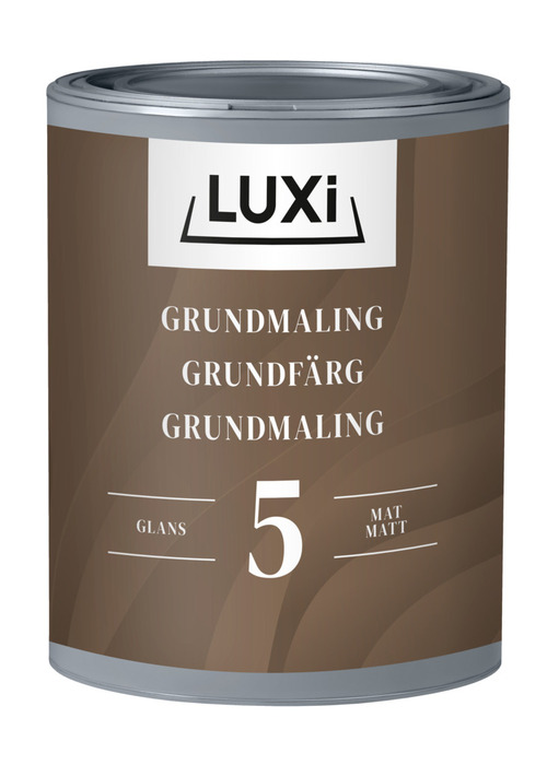 Grundmaling hvid 0,75 liter - Luxi