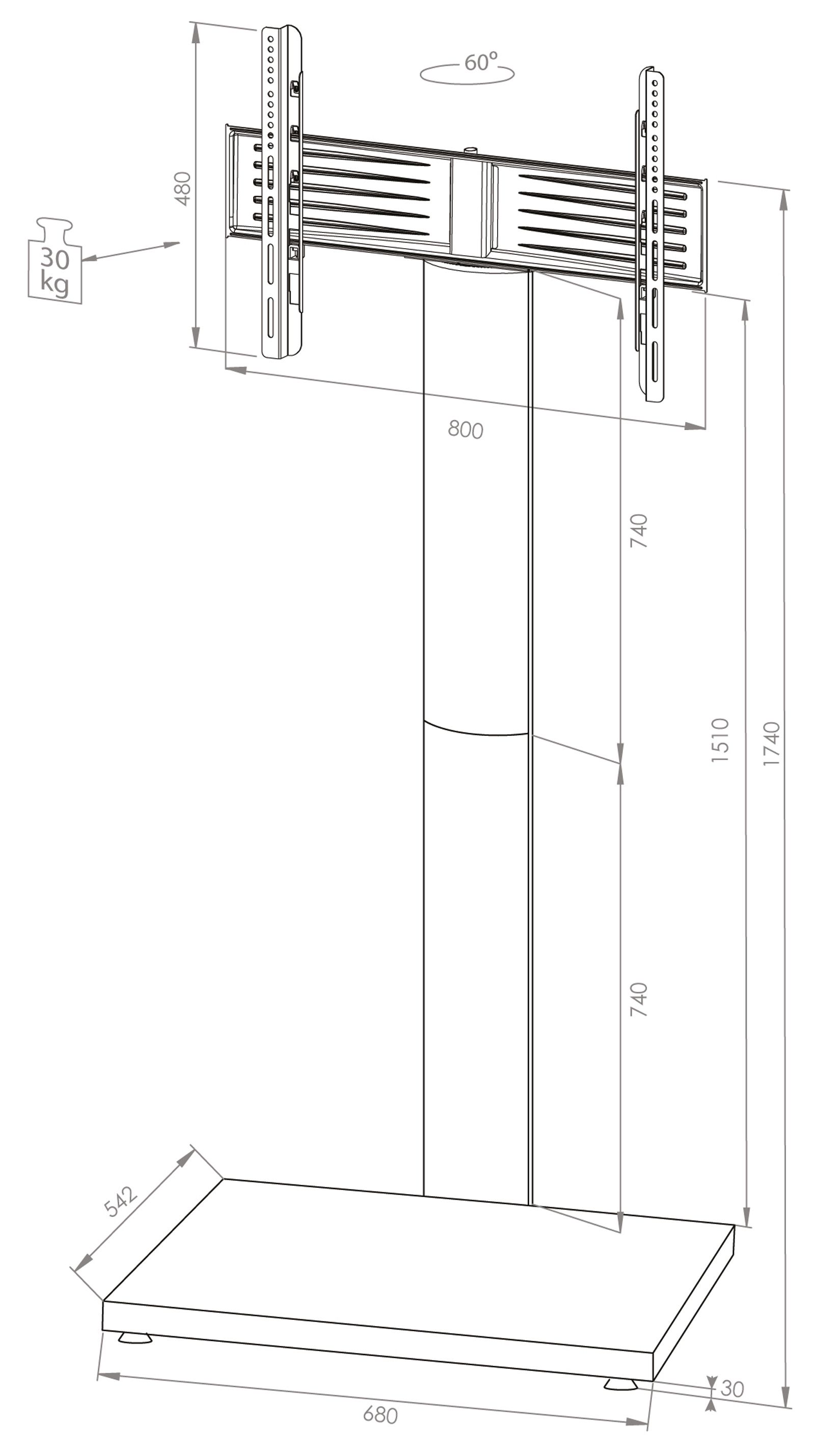 TV-Standfuß Onu
