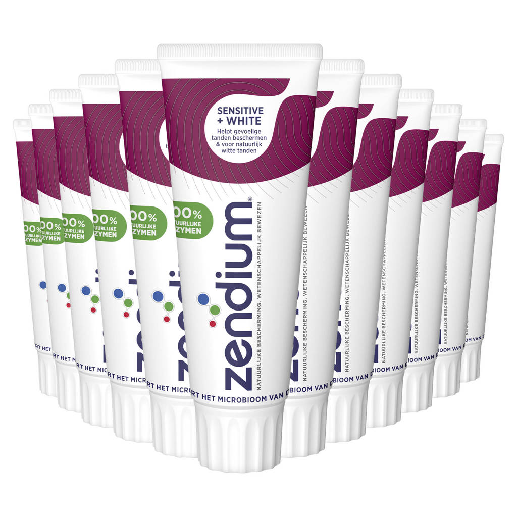 Sensitive+White tandpasta - 12 x 75 ml