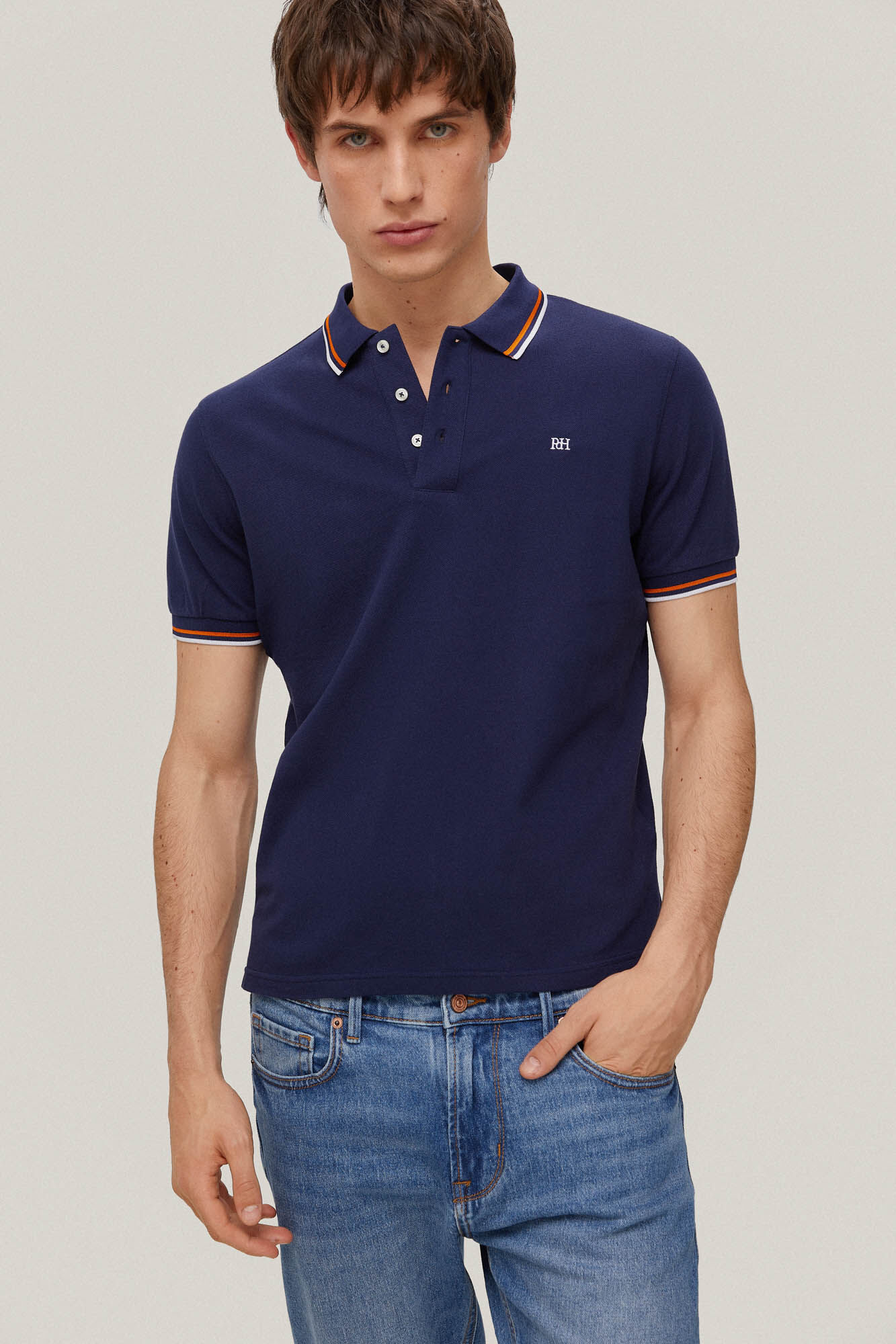 Dicas para camisas polo - Azul