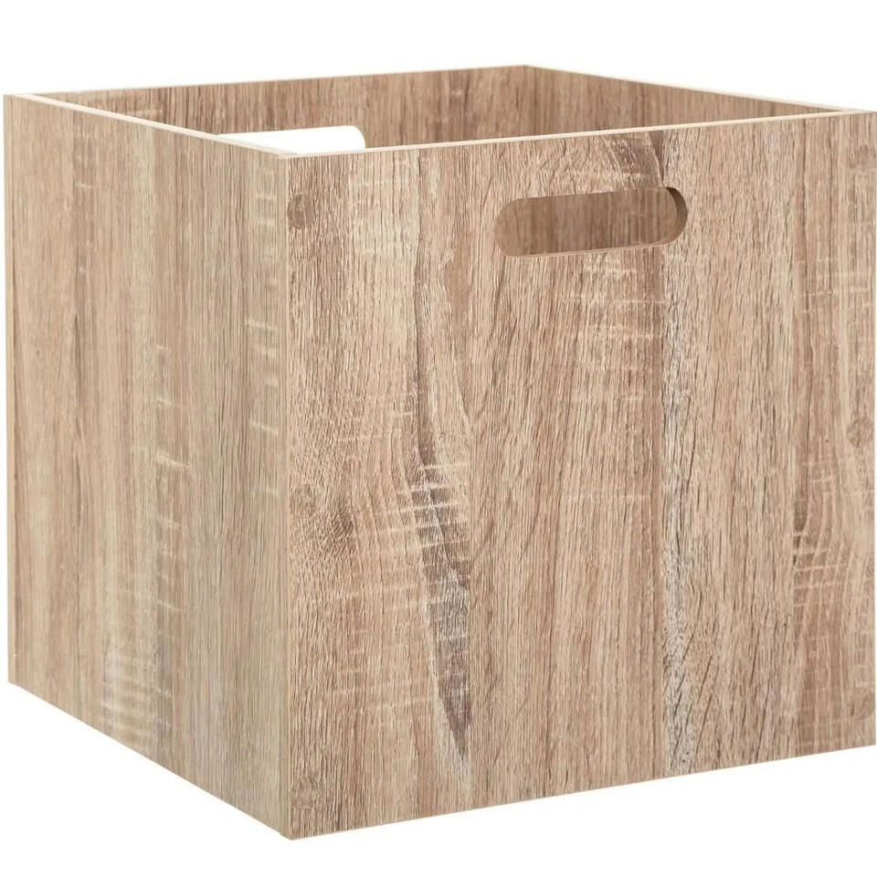 5Five Opbergmand/kastmandje - Naturel - 31 x 31 x 31 cm - 29 liter