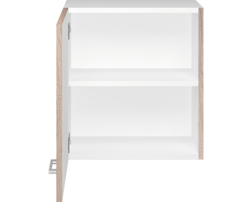 Flex Well keukenblok met apparatuur Samoa 210 cm wit sonoma eiken mat gedemonteerde variant omkeerbaar 00011965