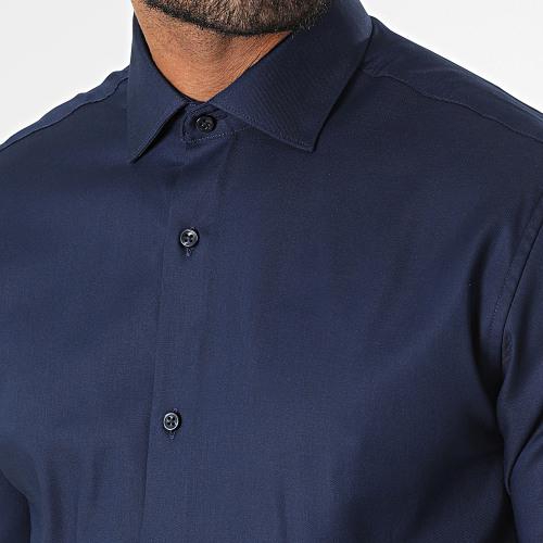 Chemise Manches Longues Parker Bleu Marine
