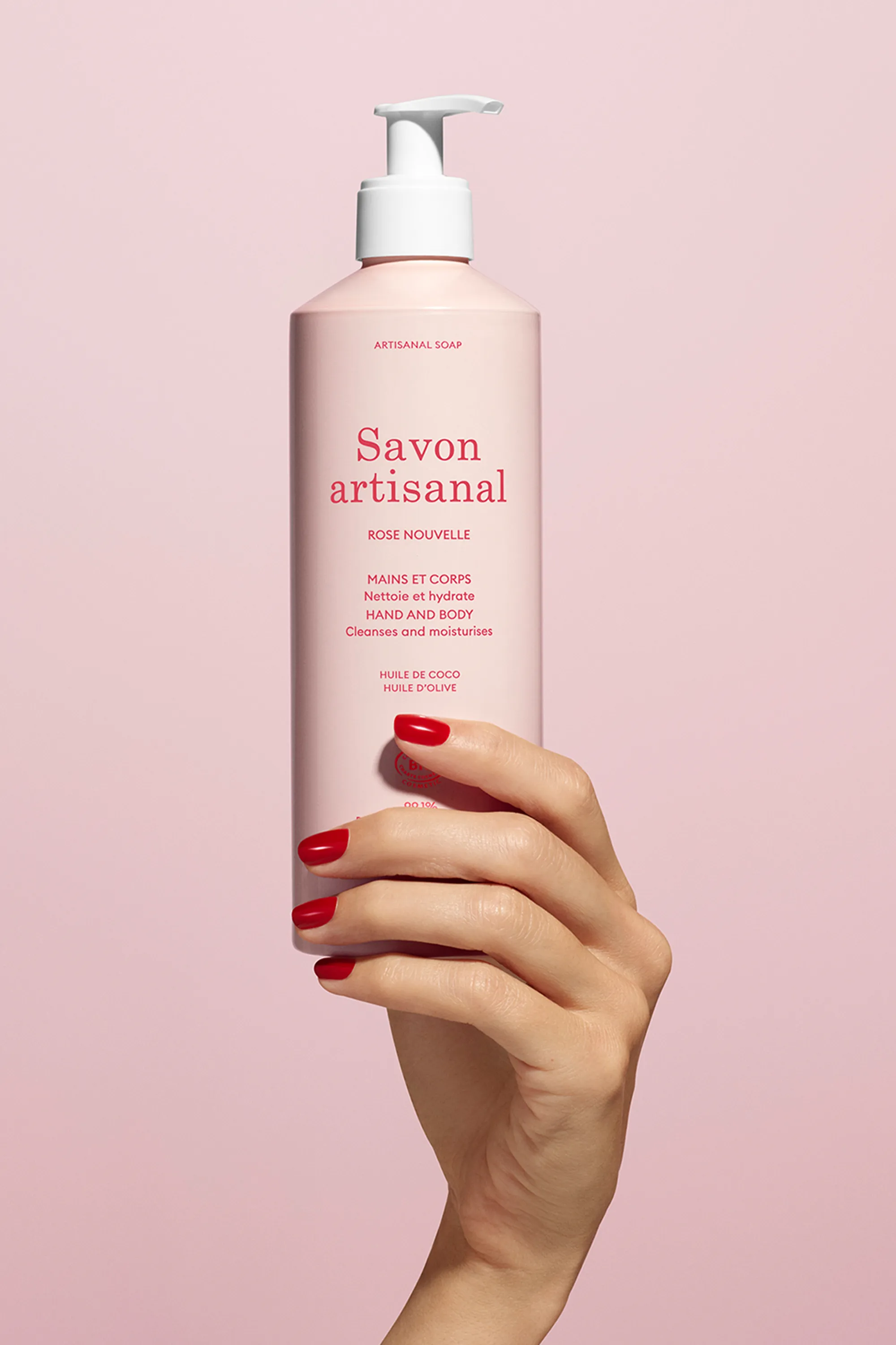 Manucurist Savon corps et mains Rose nouvelle-500 ml