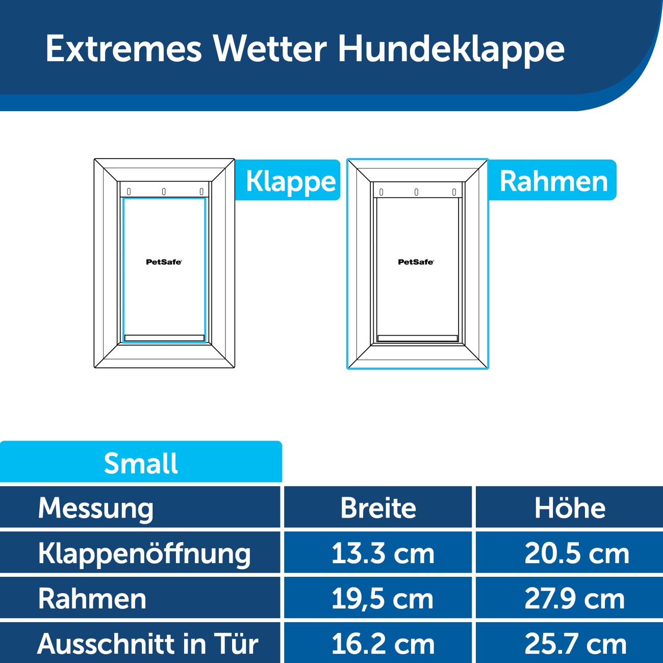 PetSafe Haustierklappe für extremes Wetter S