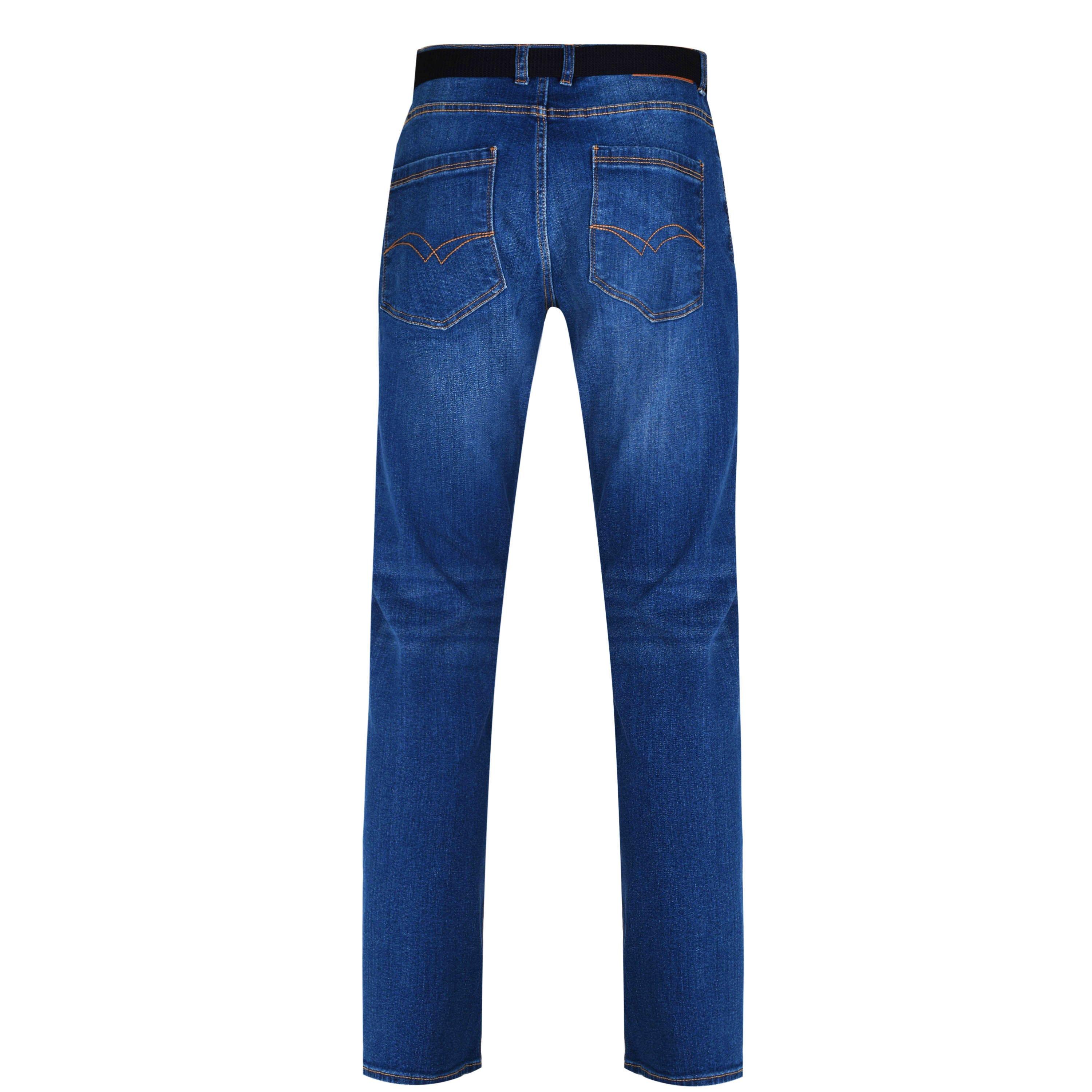 Lee Cooper Belted Jeans Mens