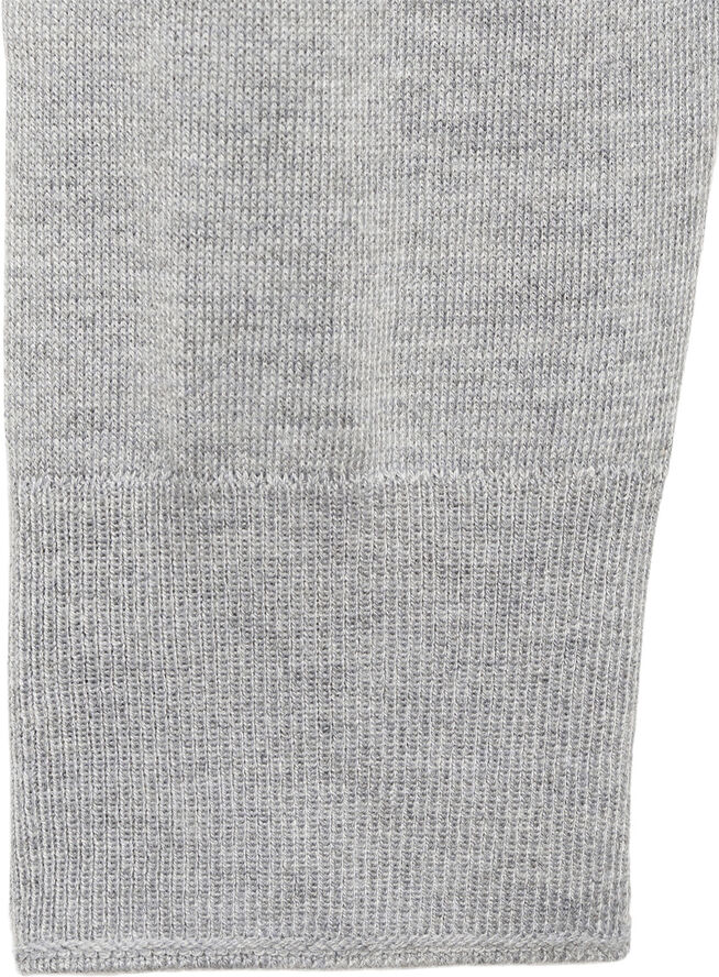 MANGO Fine-knit turtleneck sweater Lt pastel grey
