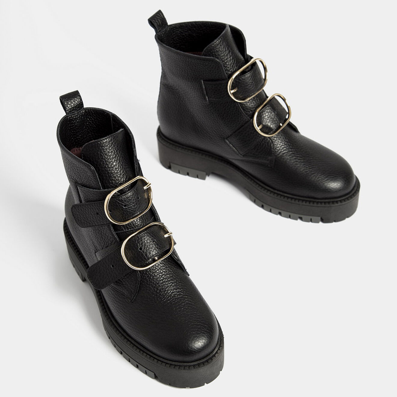 L37 Boots en Cuir Urban Cool noires