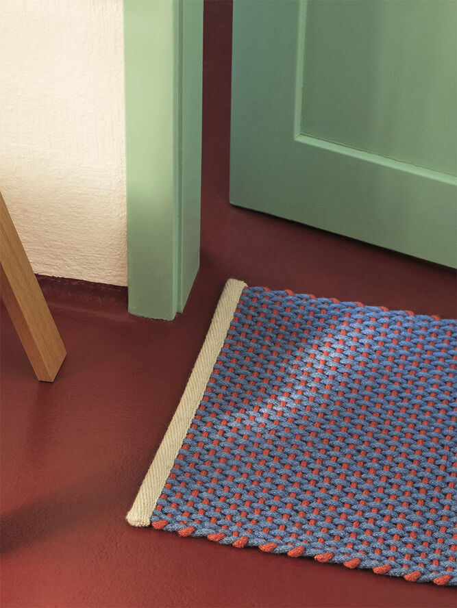 Hay Door Mat-Blue Blue