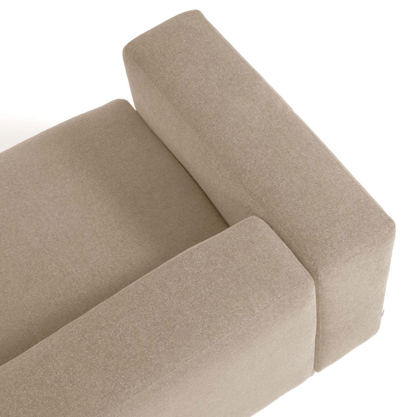 Kave Home Sofa BLOK 3-Sitzer beige