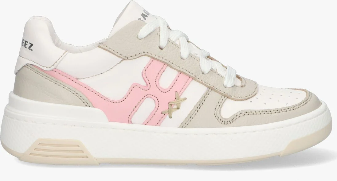 BRAQEEZ roze braqeez lage sneakers rocky rebel