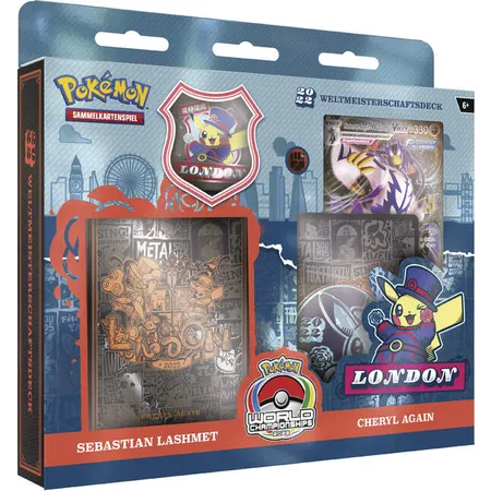 Pokemon Weltmeisterschaftsdeck, 1 Stück, 4-fach sortiert
