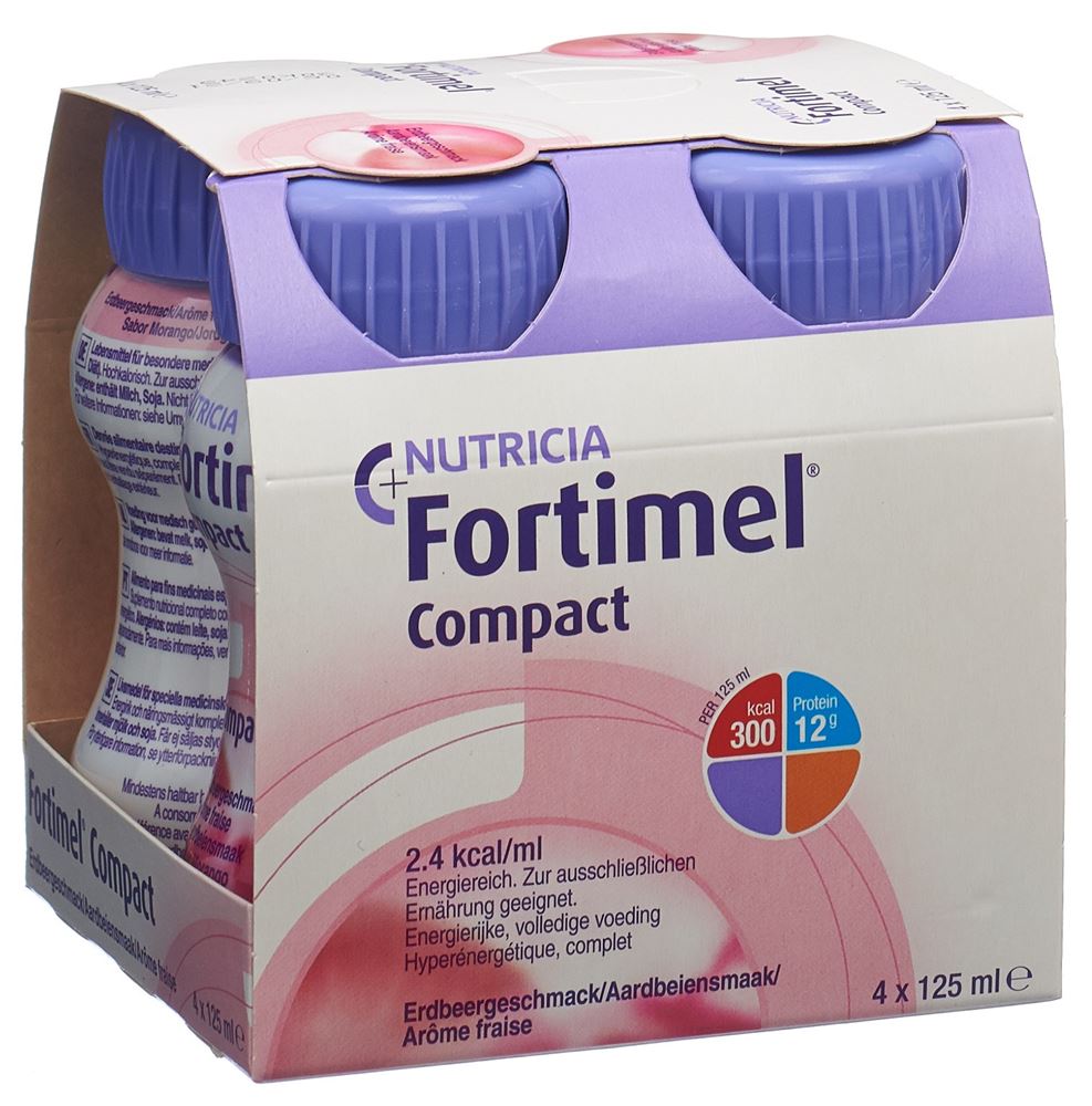 FORTIMEL Compact 2.4 kcal liq Erdbeer Fl 125 ml