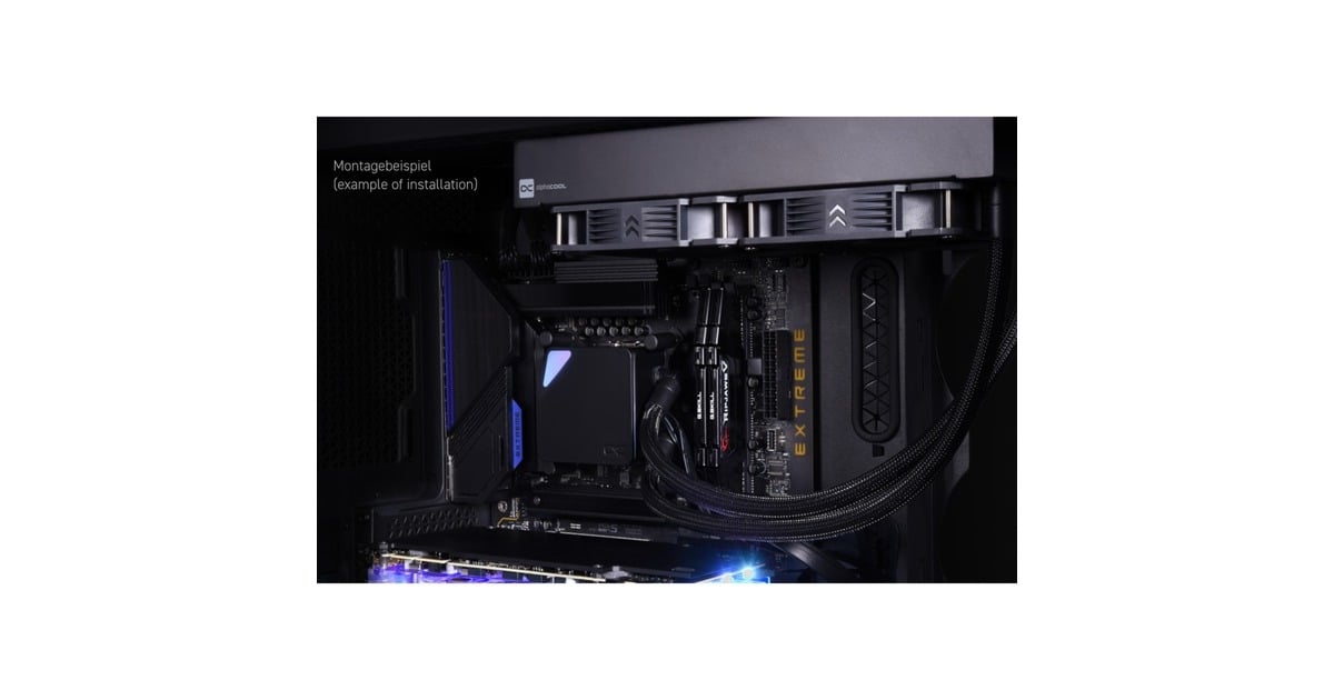 AlphacoolCore Ocean T38 AIO 360mm waterkoeling  (Zwart)