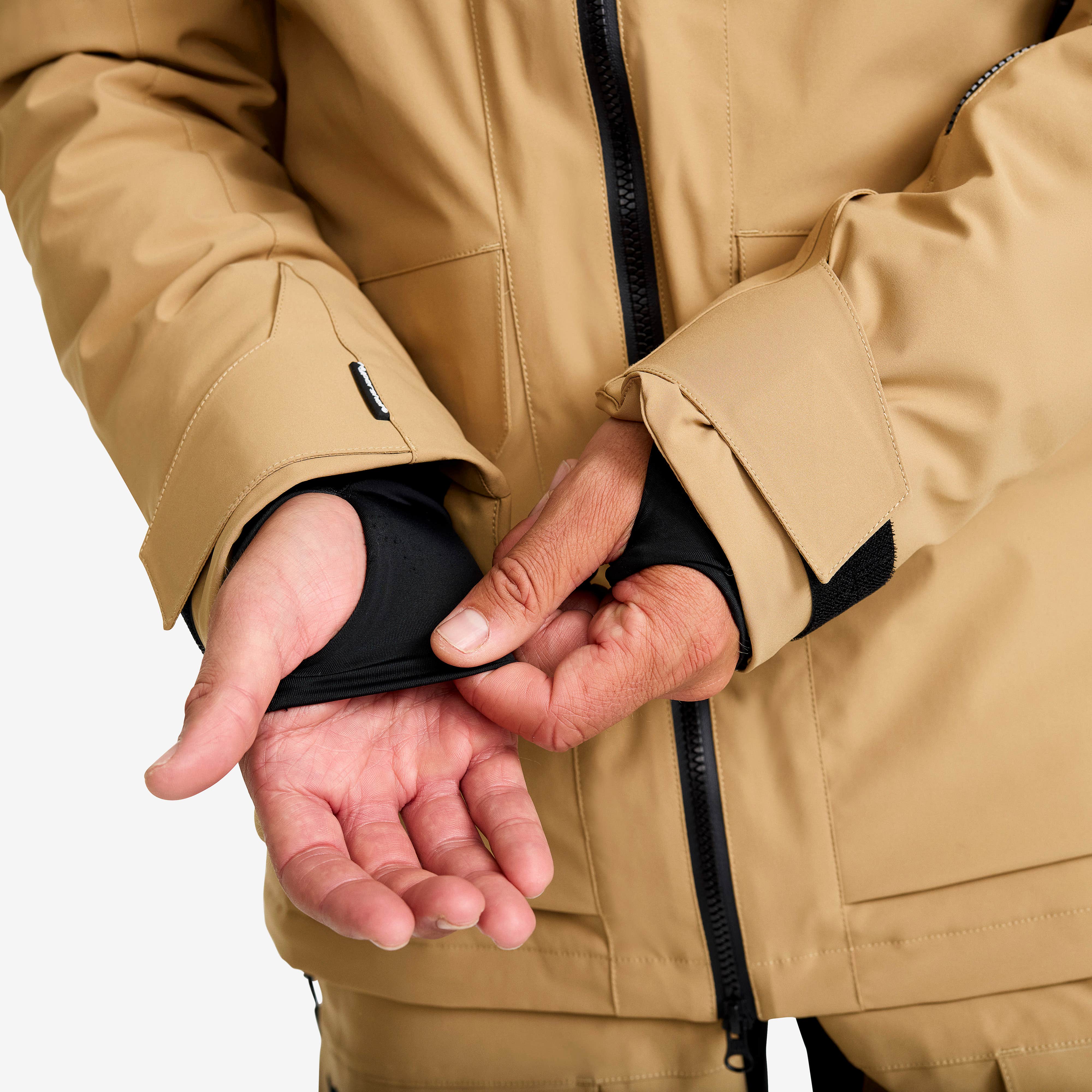 Halo 2L Insulated Ski Jacket Herre Kelp Beige