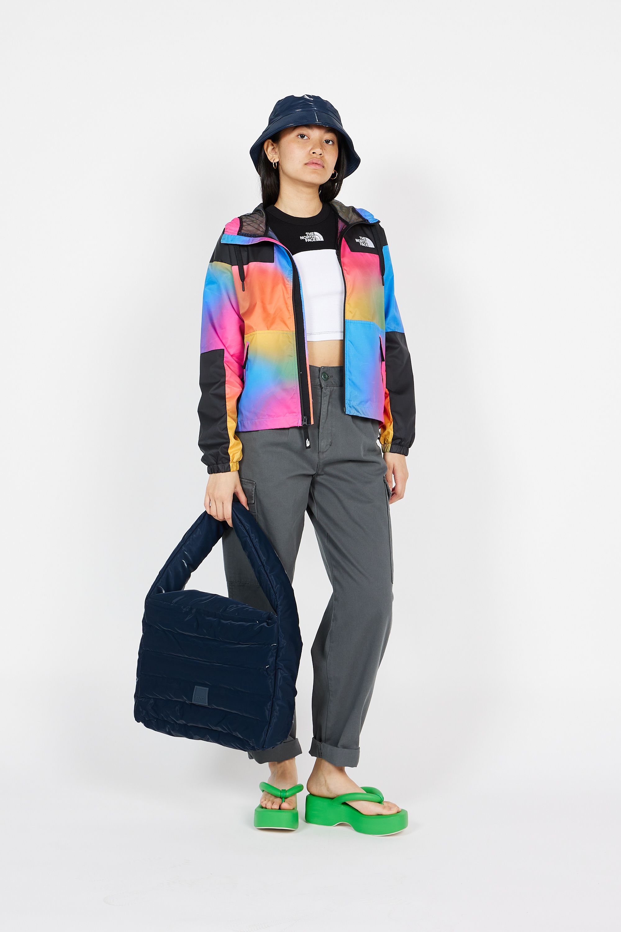 RAINS Sac Loop Shopper Mini Bleu