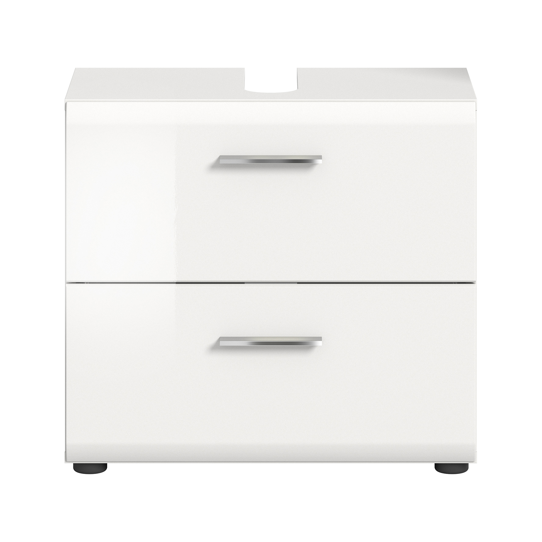 Waschbeckenunterschrank ICE - weiß Hochglanz - 60 cm