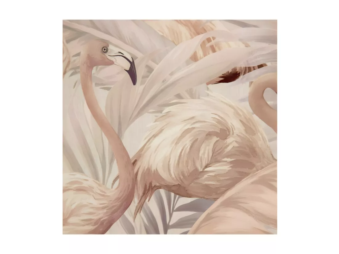 Armoire de salon 2 portes Flamands Roses/Bois - FLAMENCO