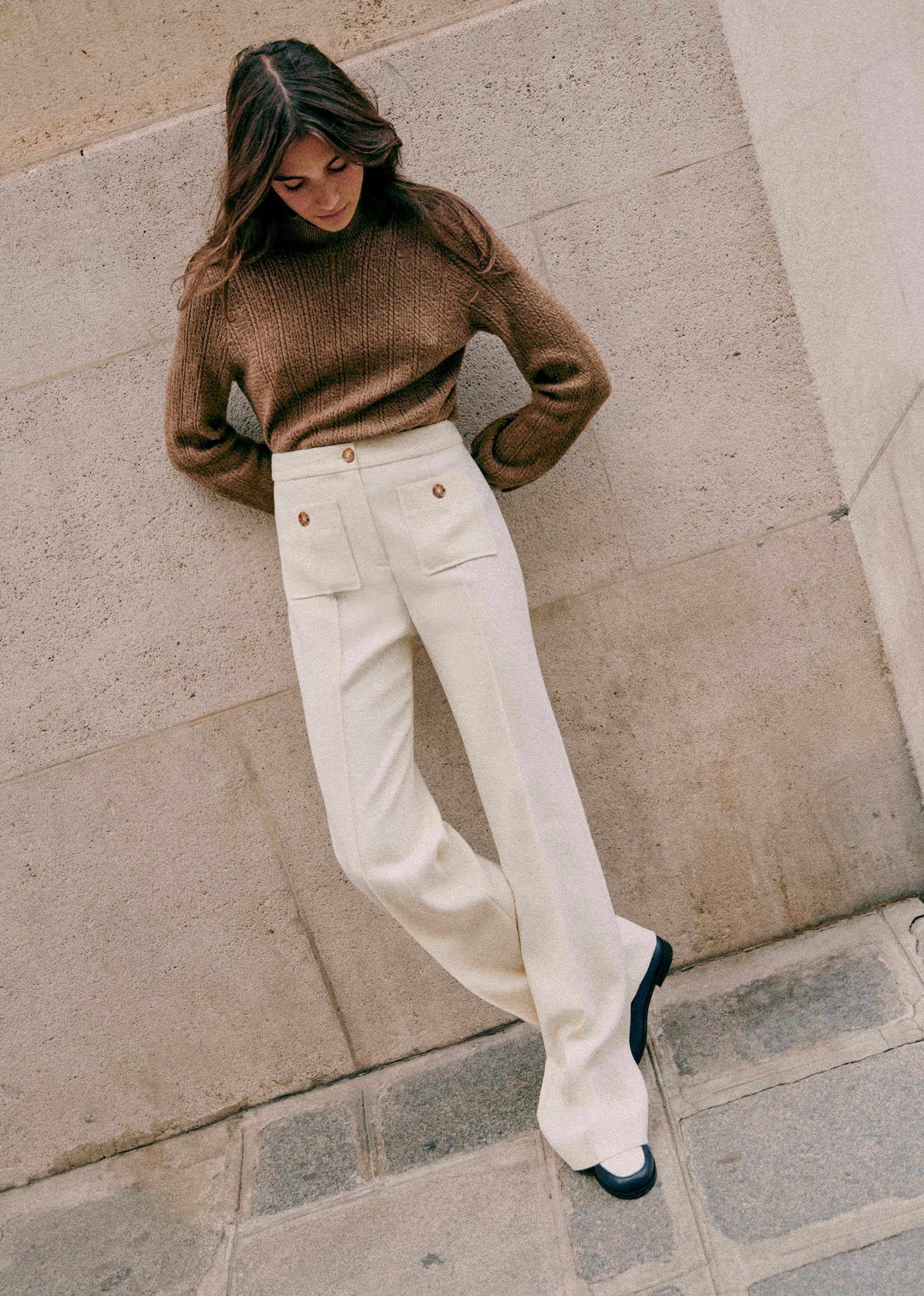 Pantalon Dan - Blanc - E-SHOP/BAS Pantalons 5905595