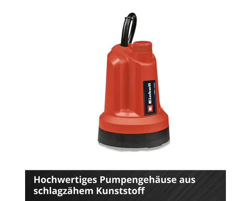 Einhell Power-X-Change GE-SP 18 li accu-aangedreven dompeldrukpomp voor schoon water (accu en lader niet inbegrepen)
